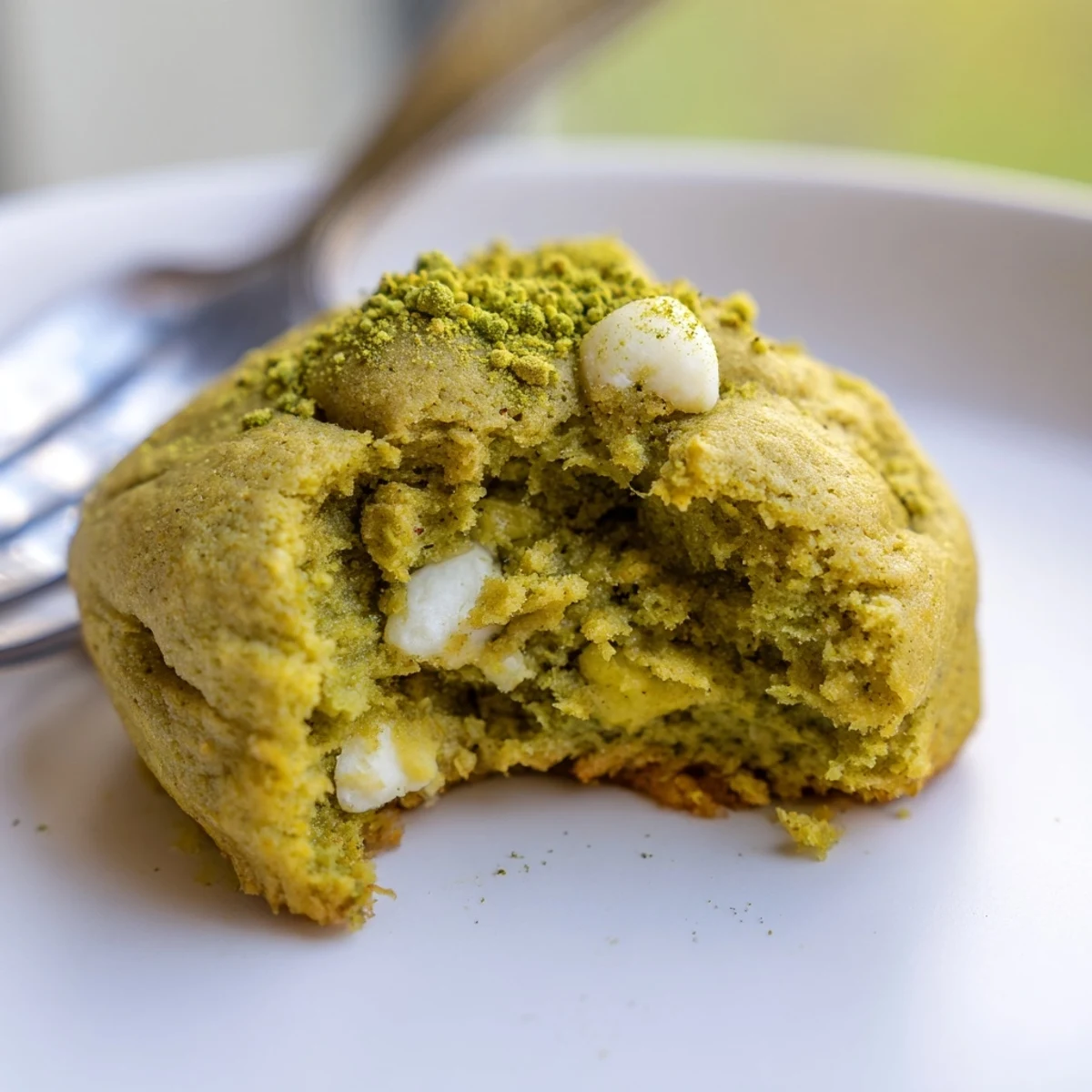 Earthy matcha pumpkin cookies waiting to be enjoyed warm, perfect for cozy gatherings.