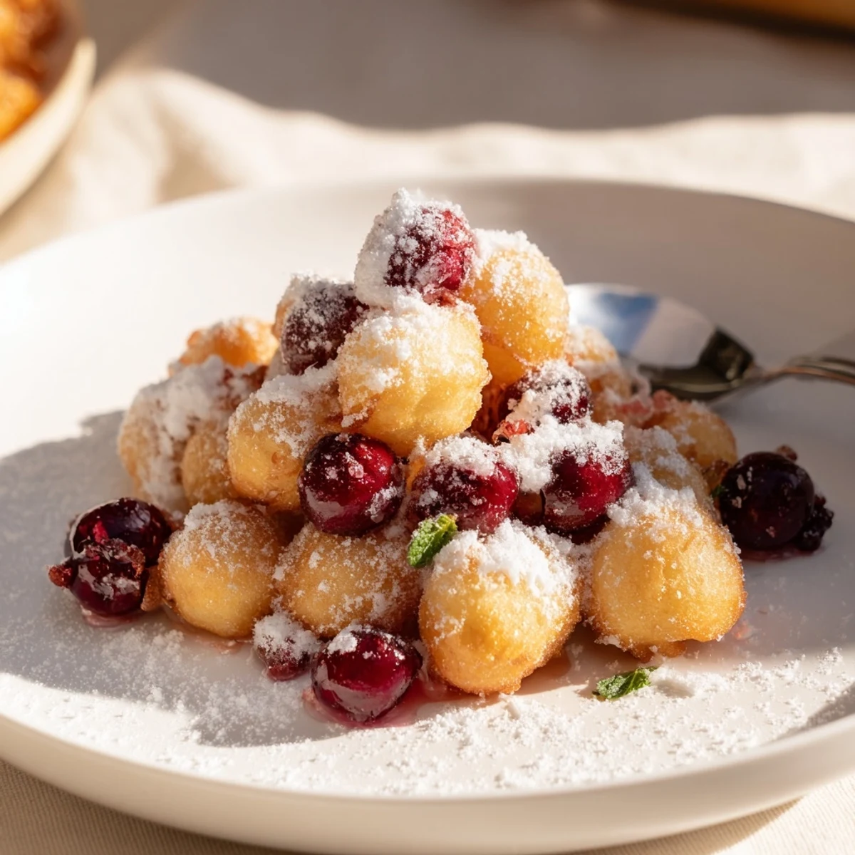 Deliciously sweet and tart, these Crispy Tempura Cranberry Bites are a festive treat.  