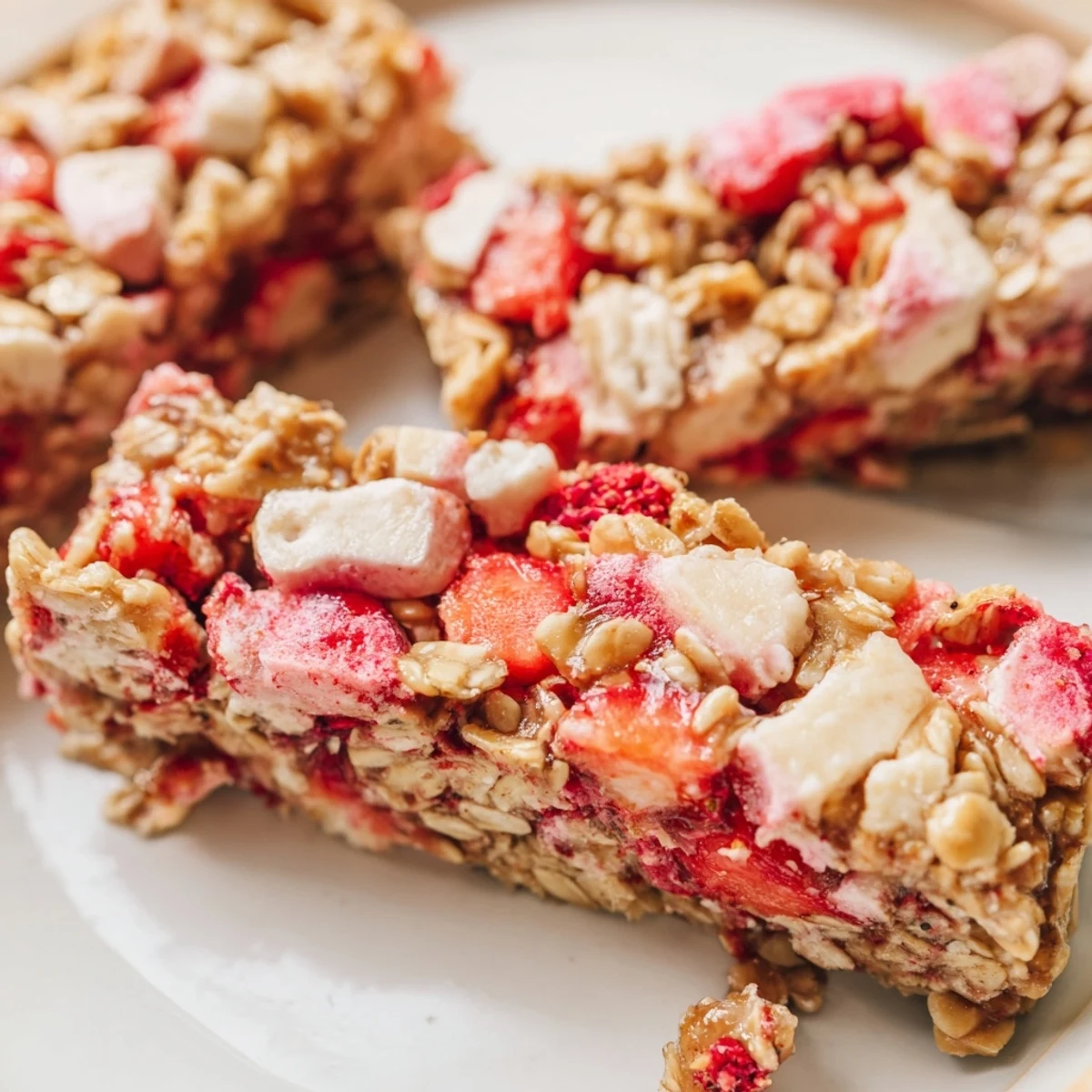 Chewy DIY Snack Bars loaded with vibrant gummies and crunchy freeze-dried candy.  