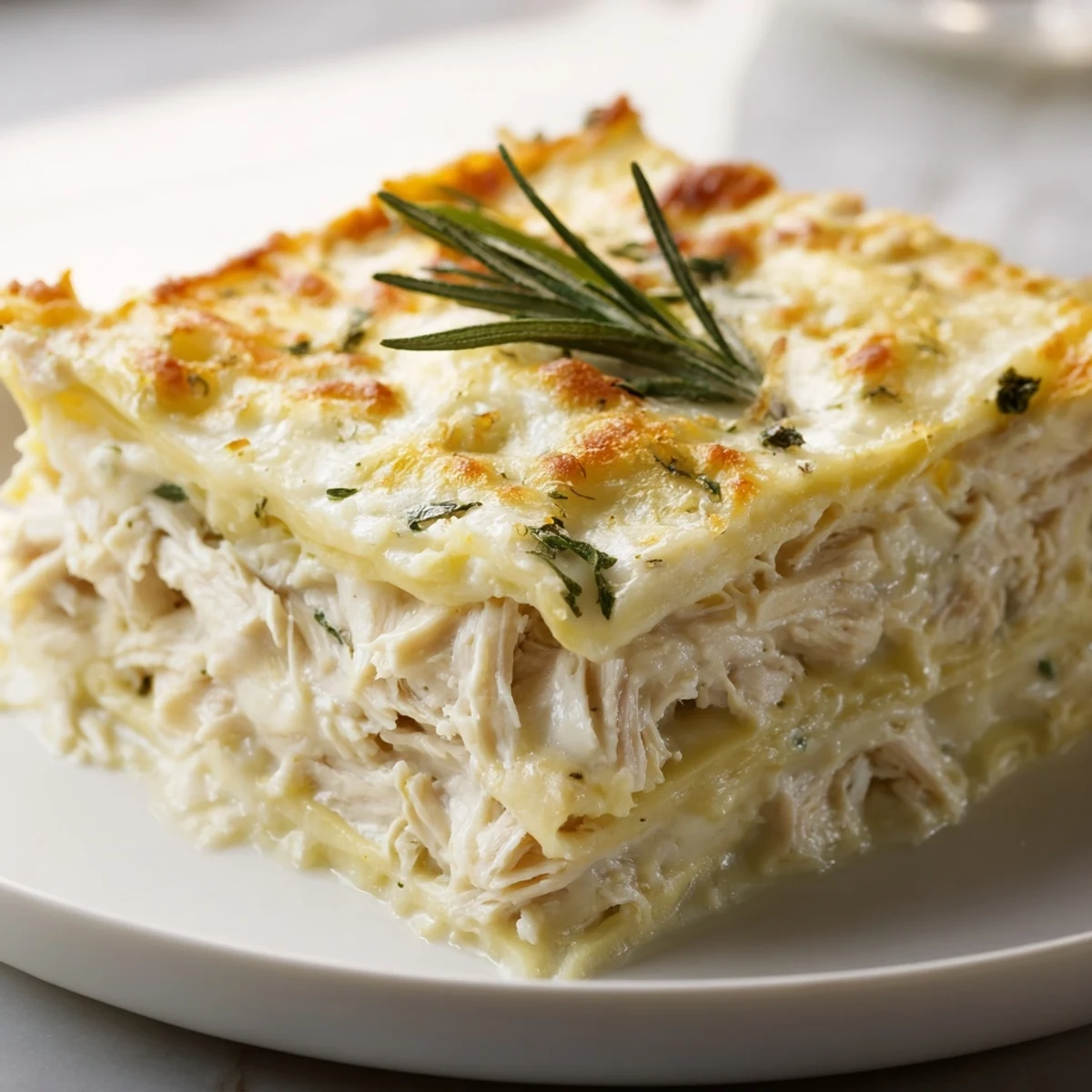Rosemary Chicken Lasagna Layers