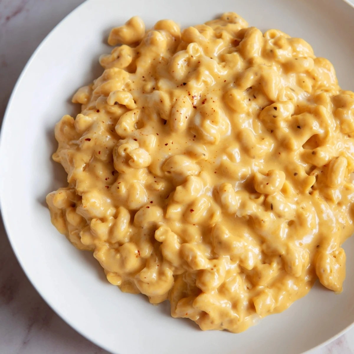 Warm, golden One-Pot Butternut Squash Mac & Cheese, an easy comfort food meal.