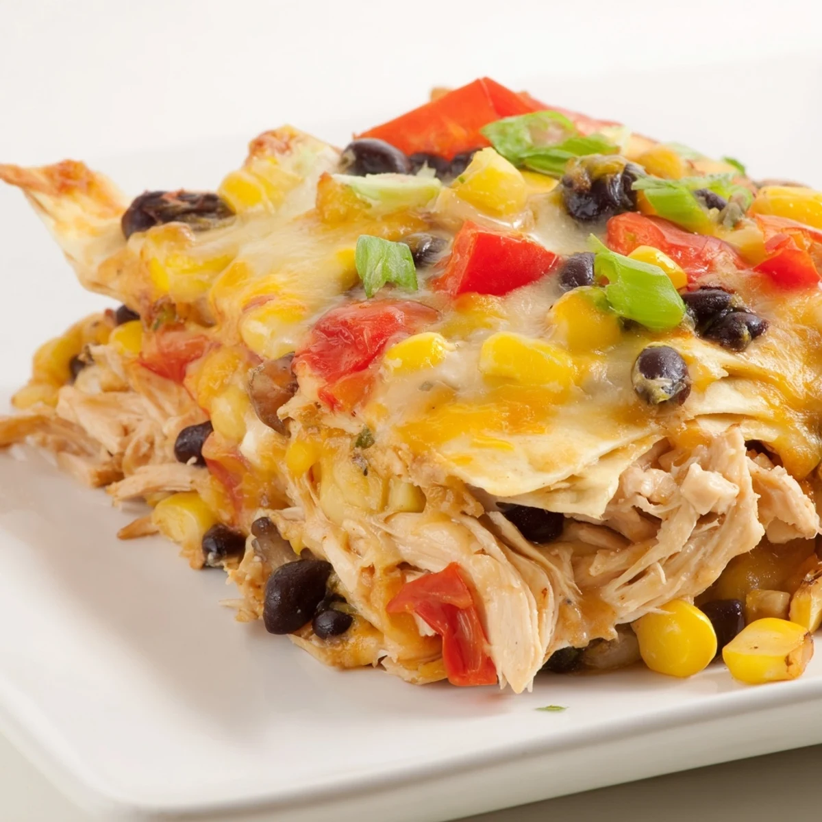 Golden-brown Taco Bell Copycat Chicken Bake, loaded with melted cheese and savory chicken filling.