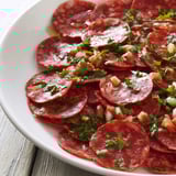 Sliced Pepperoni Olive Halves