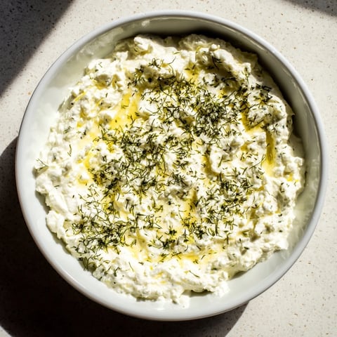 Creamy whipped feta dip with vibrant lemon-mint drizzle, ideal for summer appetizers.