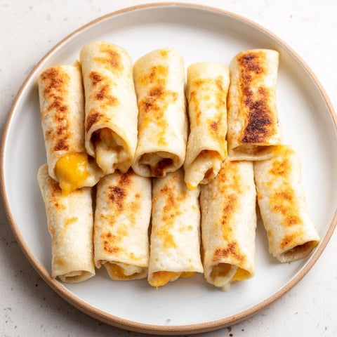 Golden-brown Easy Christmas Grilled Cheese Rollups, warm and cheesy, ready to be dipped and enjoyed.