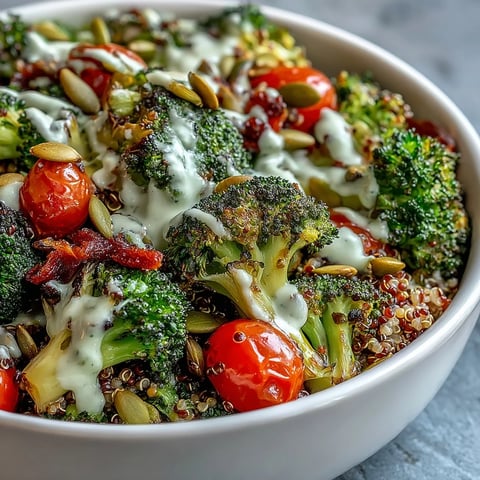 Warm roasted vegetables and chickpeas fill this nourishing Vegetable and Legume Bowl, topped with creamy avocado and drizzled with tahini dressing.