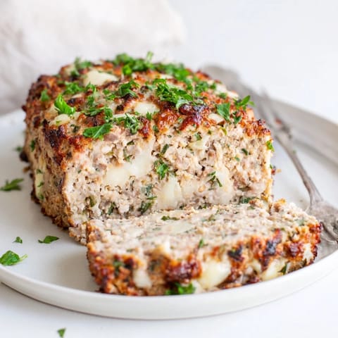 Garlic Parmesan Chicken Meatloaves