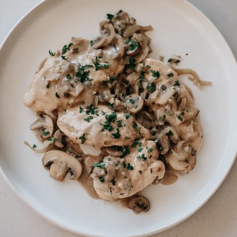 Creamy Chicken Stroganoff