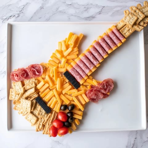 Rock Star Guitar Snack Platter