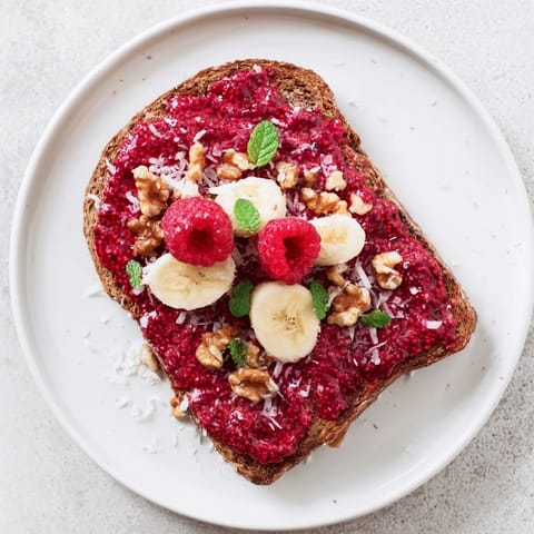 Raspberry Chia Jam Toast
