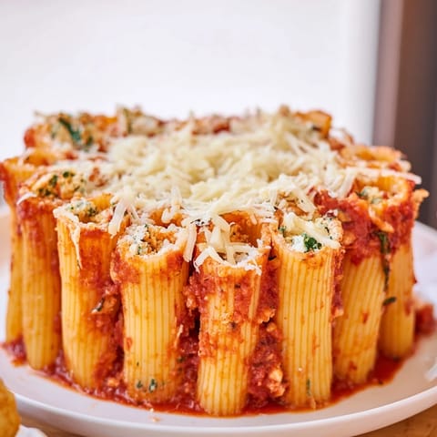 Honeycomb Pasta Cheese Bake