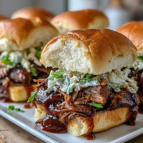 BBQ Baby Shower Brisket Sliders