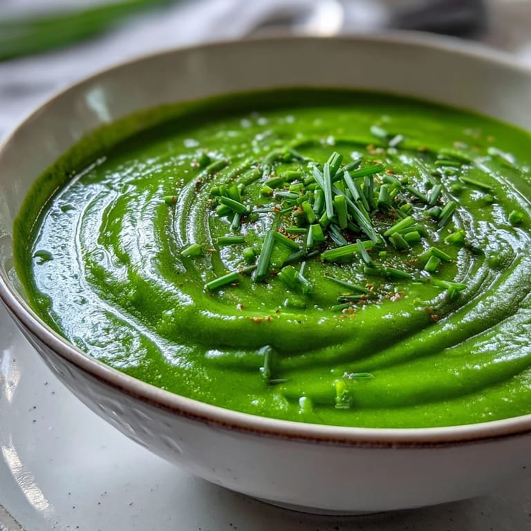 A cozy bowl of hearty spinach and white bean shamrock soup, rich with fresh greens and aromatic herbs.