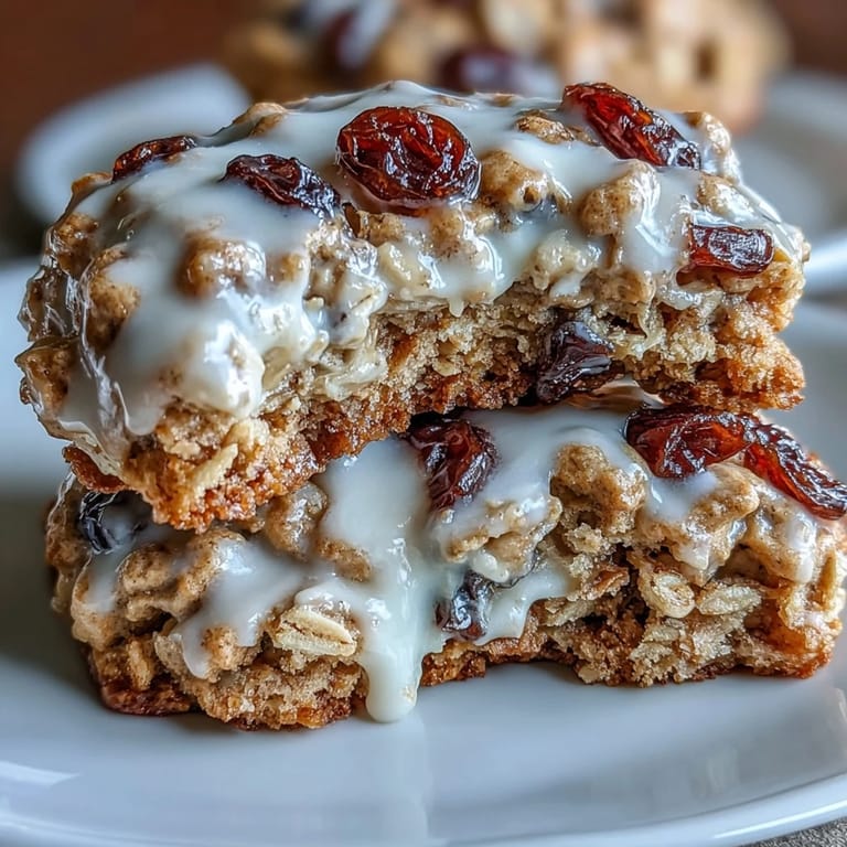 Wholesome cottage cheese oatmeal raisin cookies featuring creamy dairy, hearty oats, and sweet raisins, ideal for a nutritious breakfast treat.