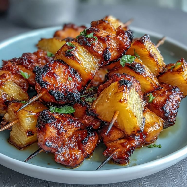 These air fryer chicken pineapple bites feature tender marinated chicken and tropical pineapple, ideal for easy entertaining.