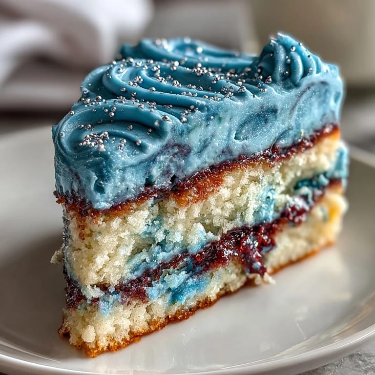 Stunning zodiac-inspired Pisces cake with moist vanilla sponge layers and edible glitter, ideal for astrology lovers and starry celebrations.