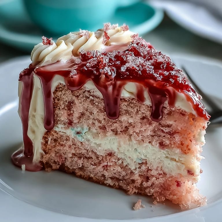 Stunning rosé velvet cake with blush pink layers, rich cream cheese frosting, and an opulent gold drip, designed to impress at weddings, anniversaries, and bridal celebrations.